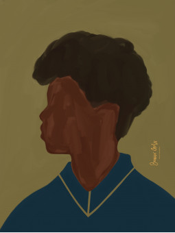 Affiche - Lamine (Beaux art) - Art mural | Oueso - Art Afro Contemp...