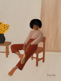 Affiche - Lexa (Beaux arts) - Accueil | Oueso - Art Afro Contemporain