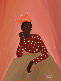 Poster - Yselle (Beaux arts) - Accueil | Oueso - Contemporary Afro Art