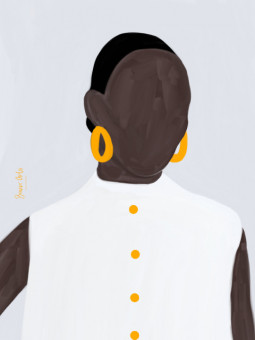 Poster - Althéa (Beaux arts) - Accueil | Oueso - Contemporary Afro Art