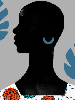 Affiche - Aravine (Wax pop art) - Art mural | Oueso - Art Afro Cont...