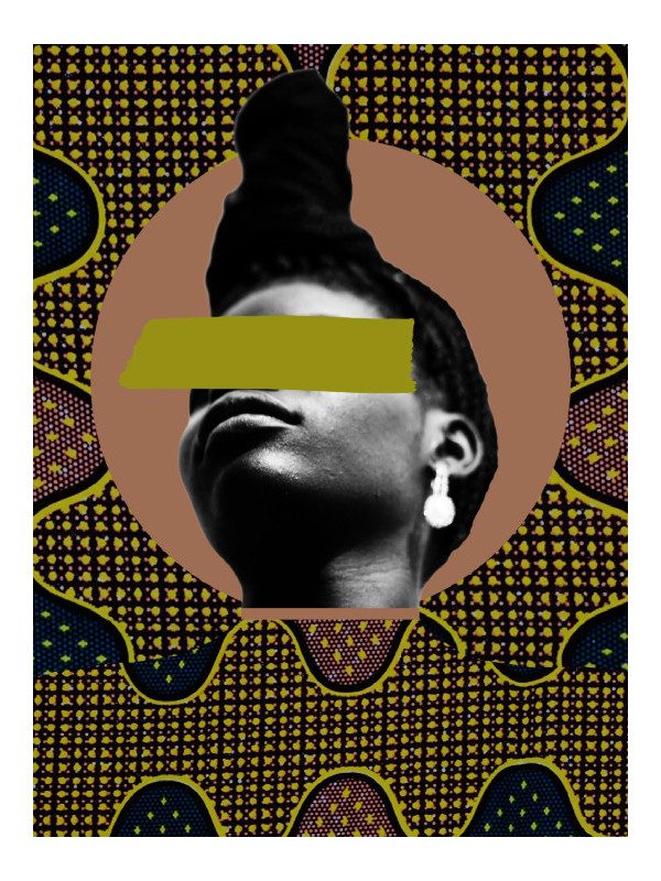 Affiche - Azarina (Wax pop art) - Art mural | Oueso - Art Afro Cont...
