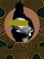 Affiche - Azarina (Wax pop art) - Art mural | Oueso - Art Afro Cont...