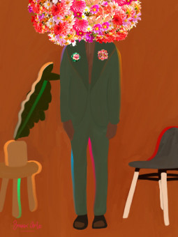 Affiche - Bouquet humain (Beaux arts) - Accueil | Oueso - Art Afro ...
