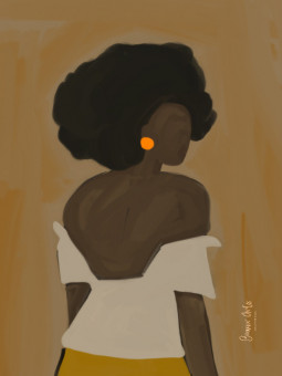 Affiche - Douala (Beaux arts) - Art mural | Oueso - Art Afro Contem...