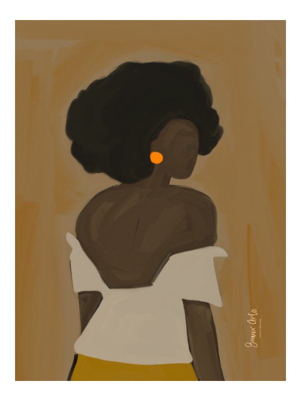 Poster - Douala (Beaux arts) - WALL ART | Oueso - Contemporary Afro...