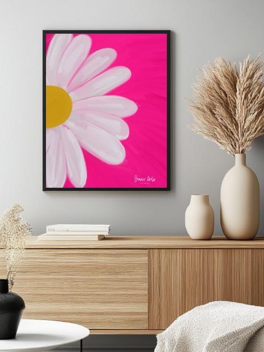 Affiche - Fleurs Abstraites (Beaux arts)-Affiches-OUESO
