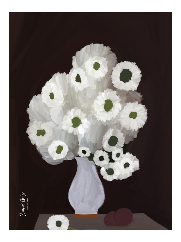 Poster - Peace flower (Beaux arts) - WALL ART | Oueso - Contemporar...