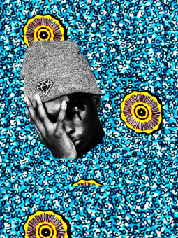 Affiche - Bahemba (Wax pop art) - Art mural | Oueso - Art Afro Cont...