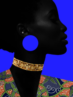Affiche - Serwa (Wax pop art) - Art mural | Oueso - Art Afro Contem...