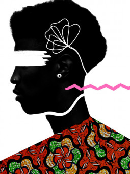 Affiche - Ikalanga (Wax pop art) - Art mural | Oueso - Art Afro Con...
