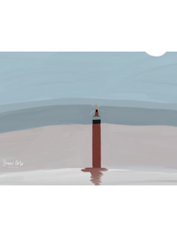 Affiche - Lighthouse PAYSAGE (Beaux art) - Art mural | Oueso - Art ...