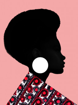 Affiche - Wakanda (Wax pop art) - Art mural | Oueso - Art Afro Cont...