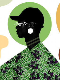 Affiche - Ngoma (Wax pop art) - Art mural | Oueso - Art Afro Contem...