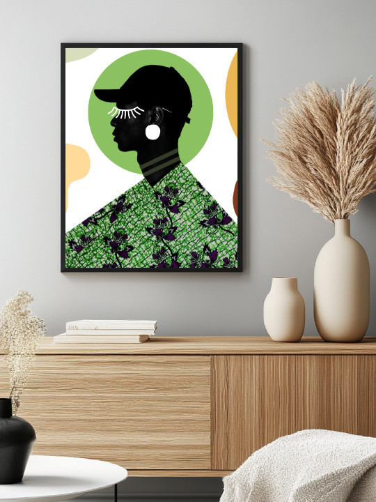 Affiche - Ngoma (Wax pop art)-Art mural-OUESO