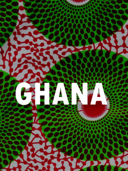 Poster - Ghana wax - Accueil | Oueso - Contemporary Afro Art