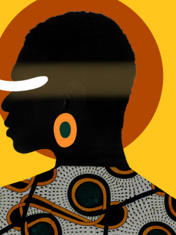 Affiche - Obeika (Wax pop art) - Art mural | Oueso - Art Afro Conte...