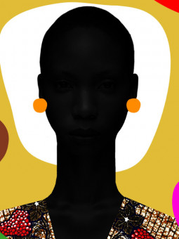 Affiche - Ashari (Wax pop art) - Art mural | Oueso - Art Afro Conte...