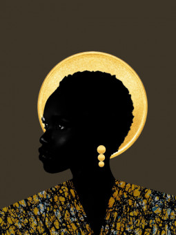 Affiche - Valenï (Wax pop art) - Art mural | Oueso - Art Afro Conte...