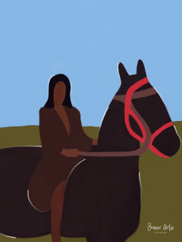 Poster - Équitation (Beaux arts) - WALL ART | Oueso - Contemporary ...