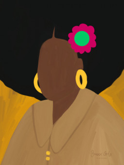Affiche - Xhosa (Beaux art) - Art mural | Oueso - Art Afro Contempo...
