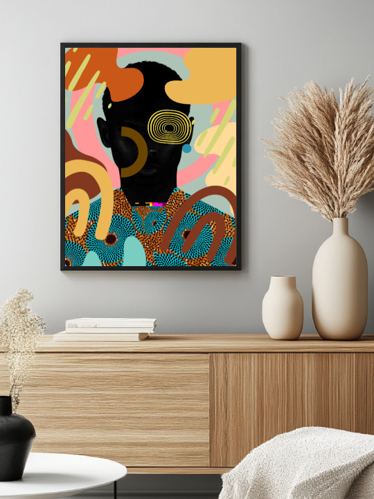 Poster - Ekaara Flux (Wax pop art)-WALL ART-OUESO