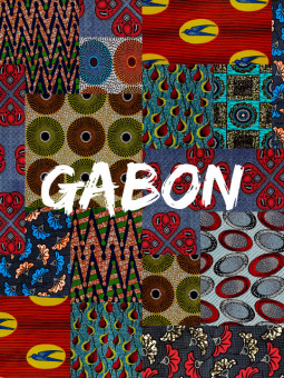 Affiche - Gabon wax - Accueil | Oueso - Art Afro Contemporain