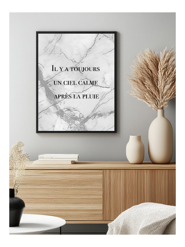 Affiche - Il y a toujours un ciel calme - Accueil | Oueso - Art Afr...