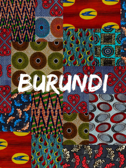 Affiche - Burundi wax - Accueil | Oueso - Art Afro Contemporain