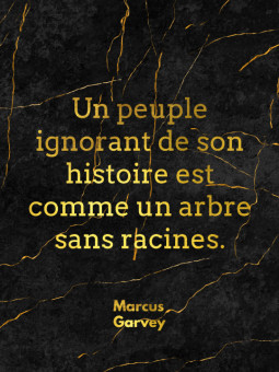 Affiche - Citation Marcus Garvey - Accueil | Oueso - Art Afro Conte...