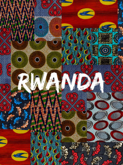 Affiche - Rwanda wax - Accueil | Oueso - Art Afro Contemporain