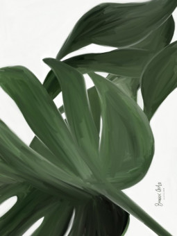 Poster - Plante (Beaux arts) - WALL ART | Oueso - Contemporary Afro...