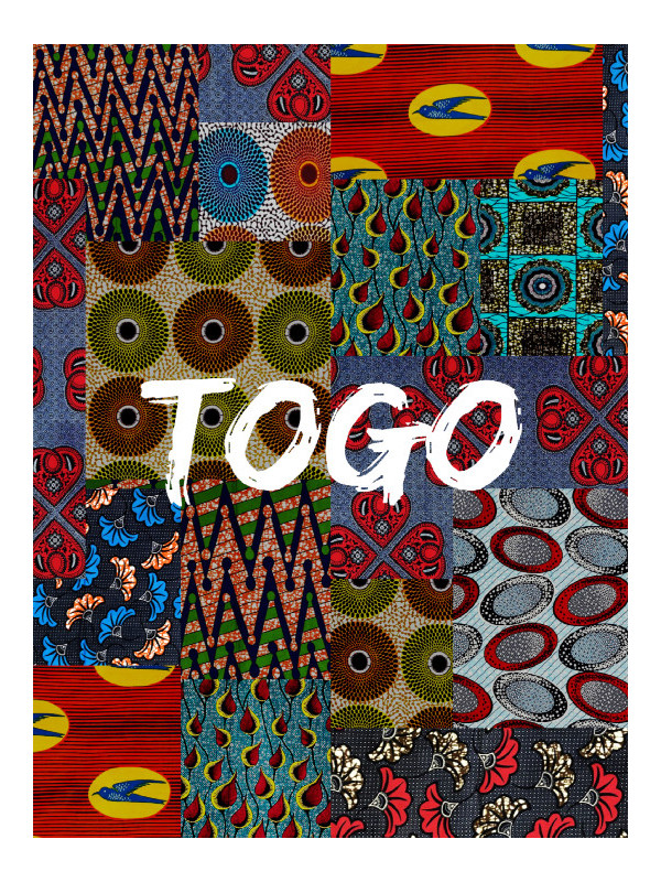 Affiche - Togo wax - Accueil | Oueso - Art Afro Contemporain