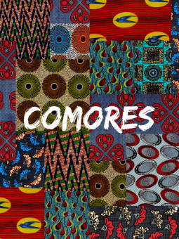 Poster - Comores wax - Accueil | Oueso - Contemporary Afro Art