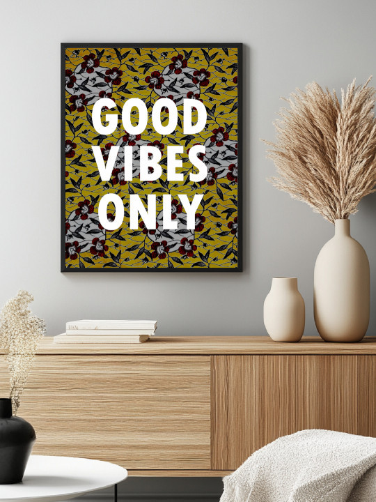 Affiche - Good vibes only wax-Accueil-OUESO