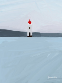 Affiche - Calm sea (Beaux art) - Art mural | Oueso - Art Afro Conte...