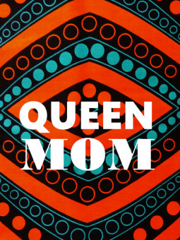 Poster - Queen mom wax - Accueil | Oueso - Contemporary Afro Art