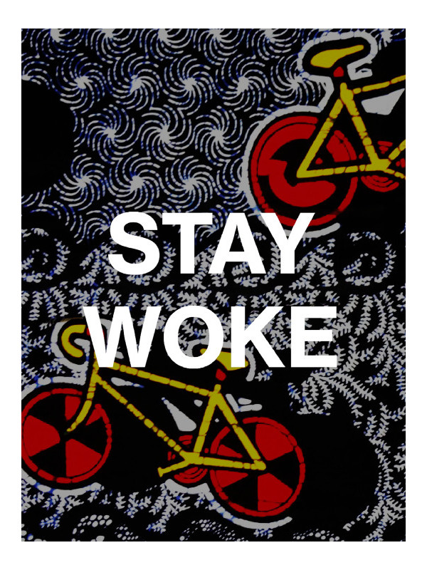 Poster - Stay woke wax - Accueil | Oueso - Contemporary Afro Art