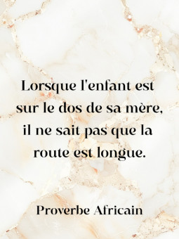 Affiche - Proverbe africain 2 - Accueil | Oueso - Art Afro Contempo...