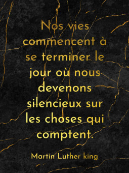 Affiche - Citation Martin luther king 3 - Accueil | Oueso - Art Afr...