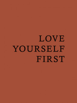 Poster - Love yourself first - Accueil | Oueso - Contemporary Afro Art