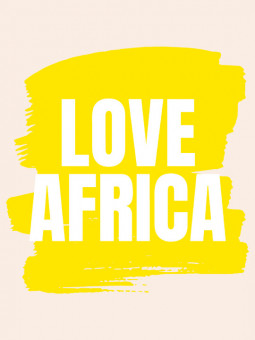Affiche - Love Africa - Accueil | Oueso - Art Afro Contemporain