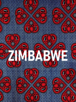 Affiche - Zimbabwe wax - Accueil | Oueso - Art Afro Contemporain