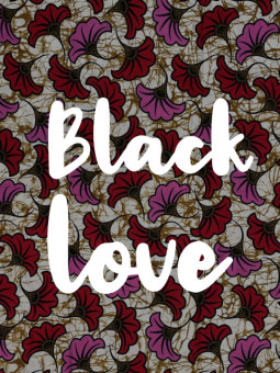Affiche - Black love wax - Accueil | Oueso - Art Afro Contemporain