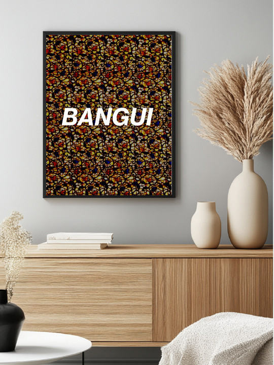 Poster - Bangui wax-Accueil-OUESO