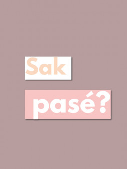 Poster - Sak pasé - Accueil | Oueso - Contemporary Afro Art