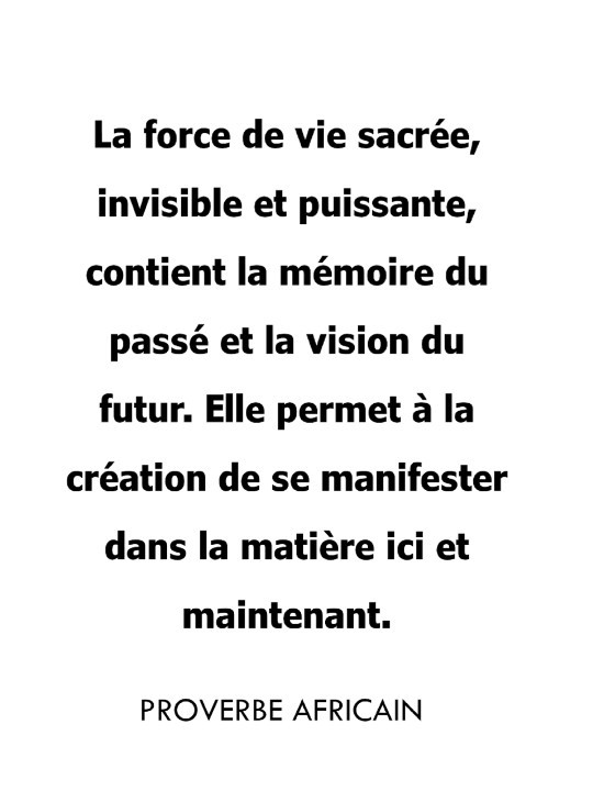 Affiche - Proverbe africain 3-Accueil-OUESO