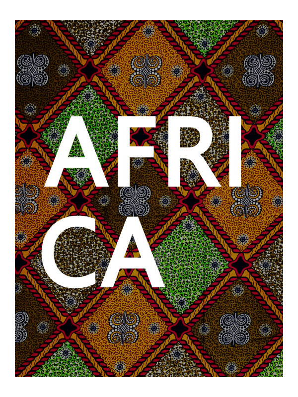 Affiche - Africa wax - Accueil | Oueso - Art Afro Contemporain