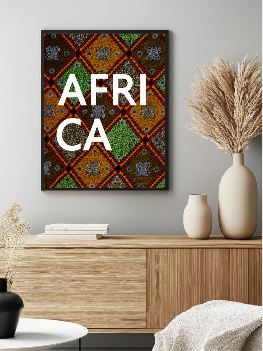 Affiche - Africa wax-Accueil-OUESO