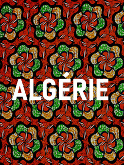 Poster - Algérie wax - Accueil | Oueso - Contemporary Afro Art